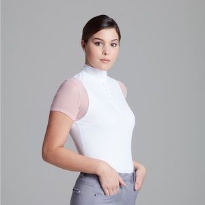Le Fash Riding Show Shirt - Pink Paulo Alto Short Sleeve